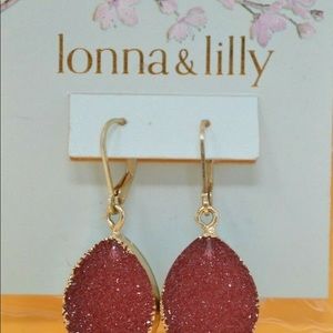 lonna & lilly Gold Tone 2pc Drop Earrings